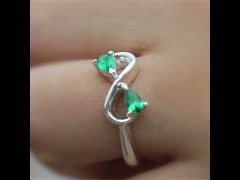 Your Infinity Promise Ring - 950 Silver | Luya Jewelry