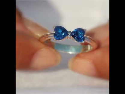 Infinity heart ring
