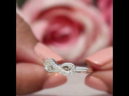Infinity Ring in 950 Silver - Luya Jewelry