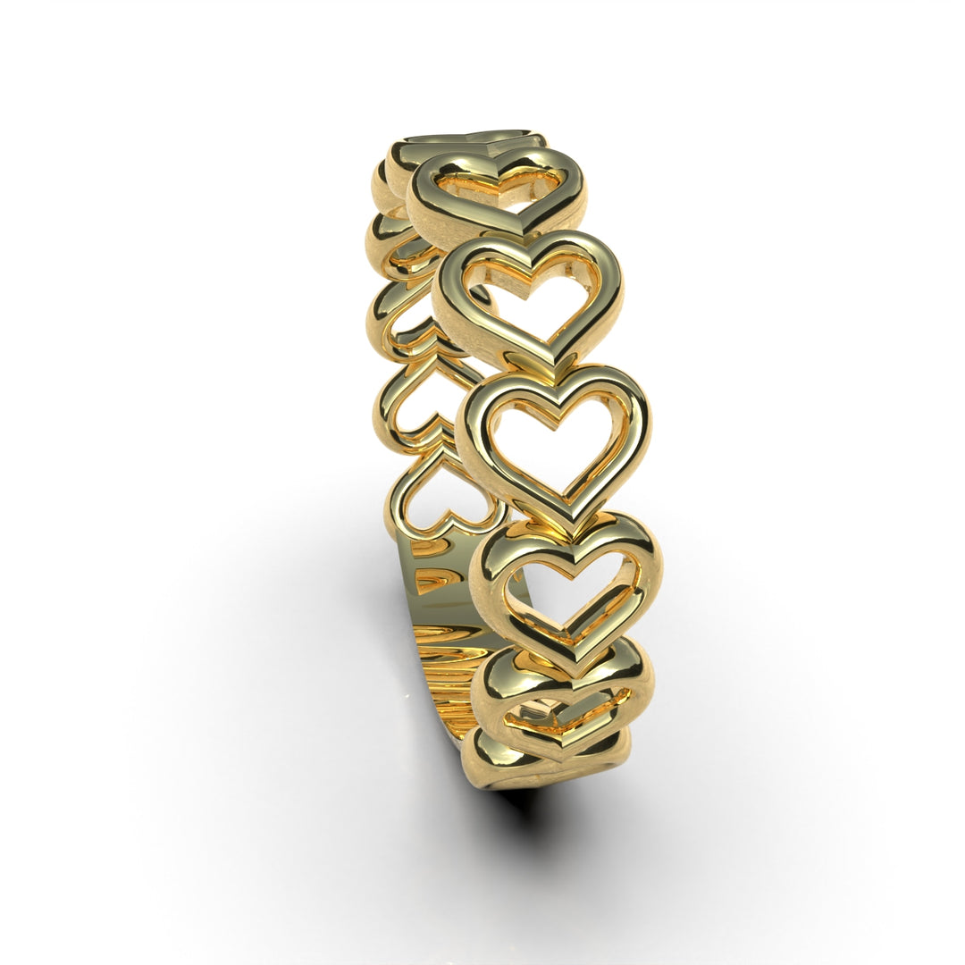 Anillo Corazones