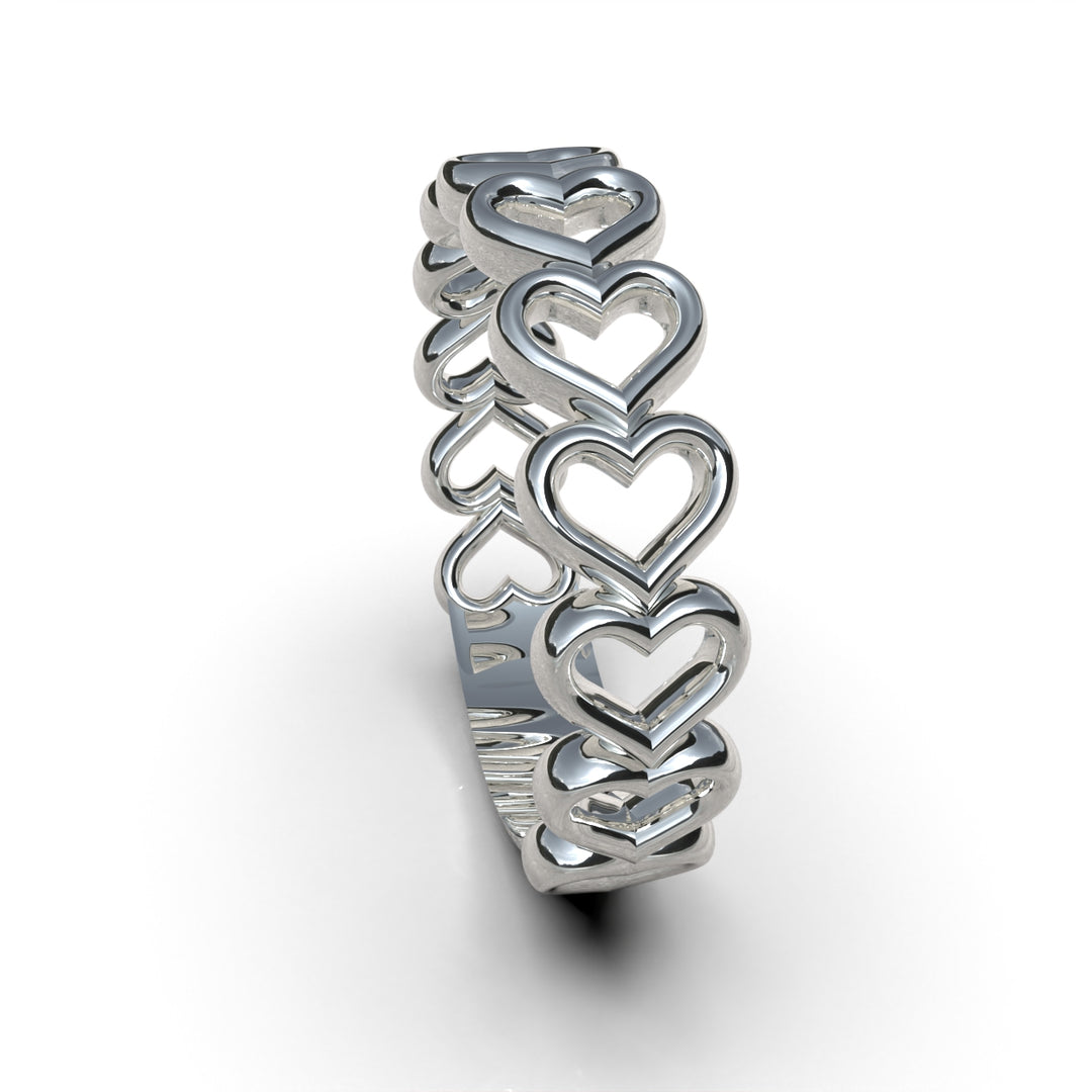 Anillo Corazones