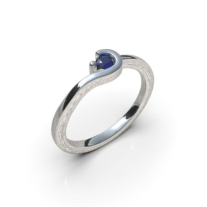 Linked Ring - 950 Silver