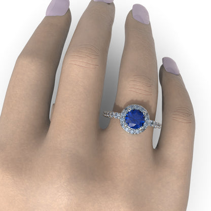 Eternal love ring in 950 silver - Luya Jewelry