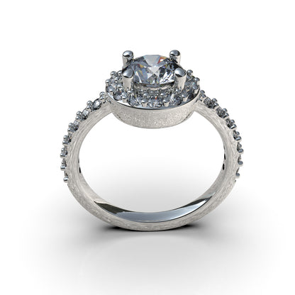 Eternal love ring in 950 silver - Luya Jewelry