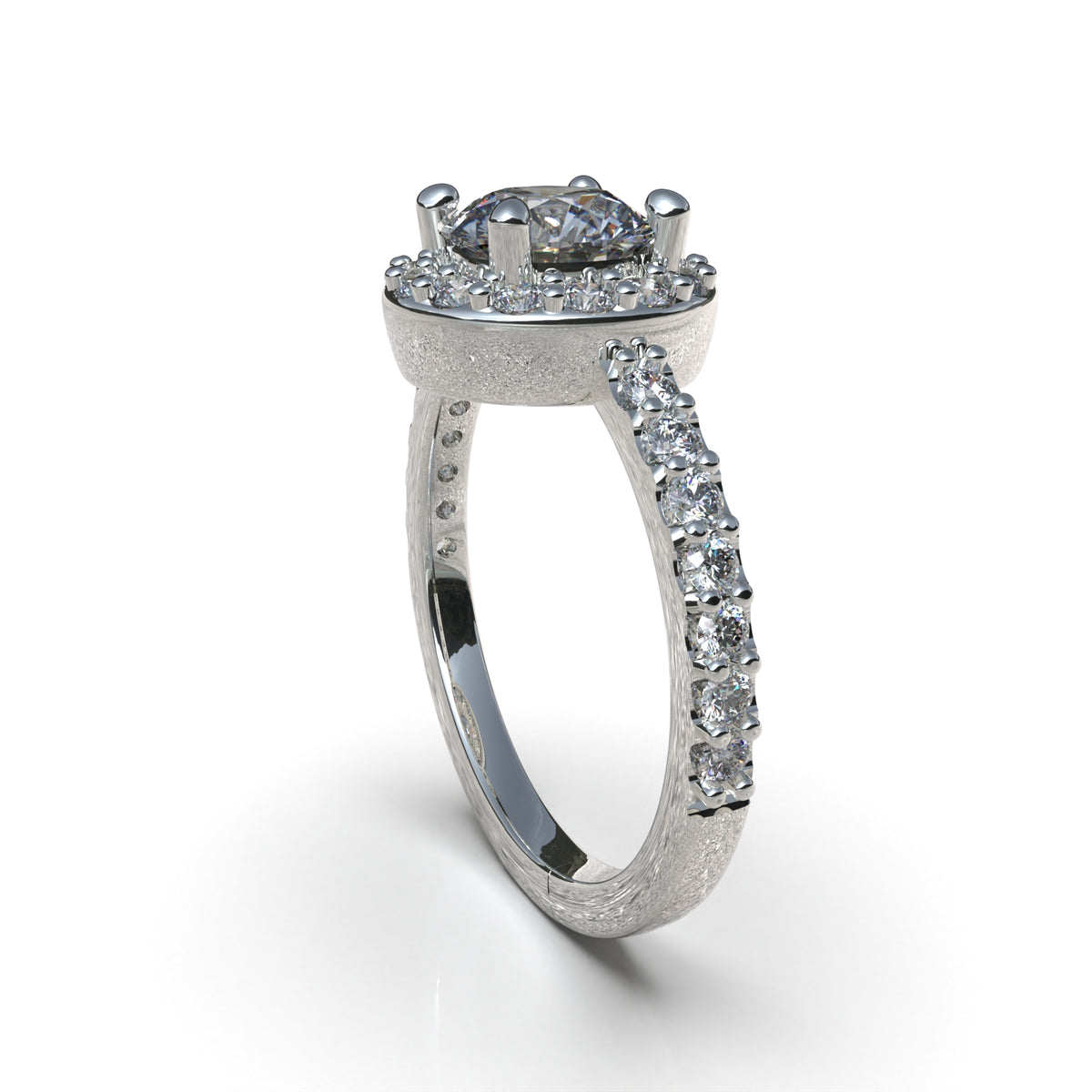 Eternal love ring in 950 silver - Luya Jewelry