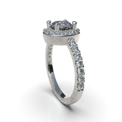 Eternal love ring in 950 silver - Luya Jewelry