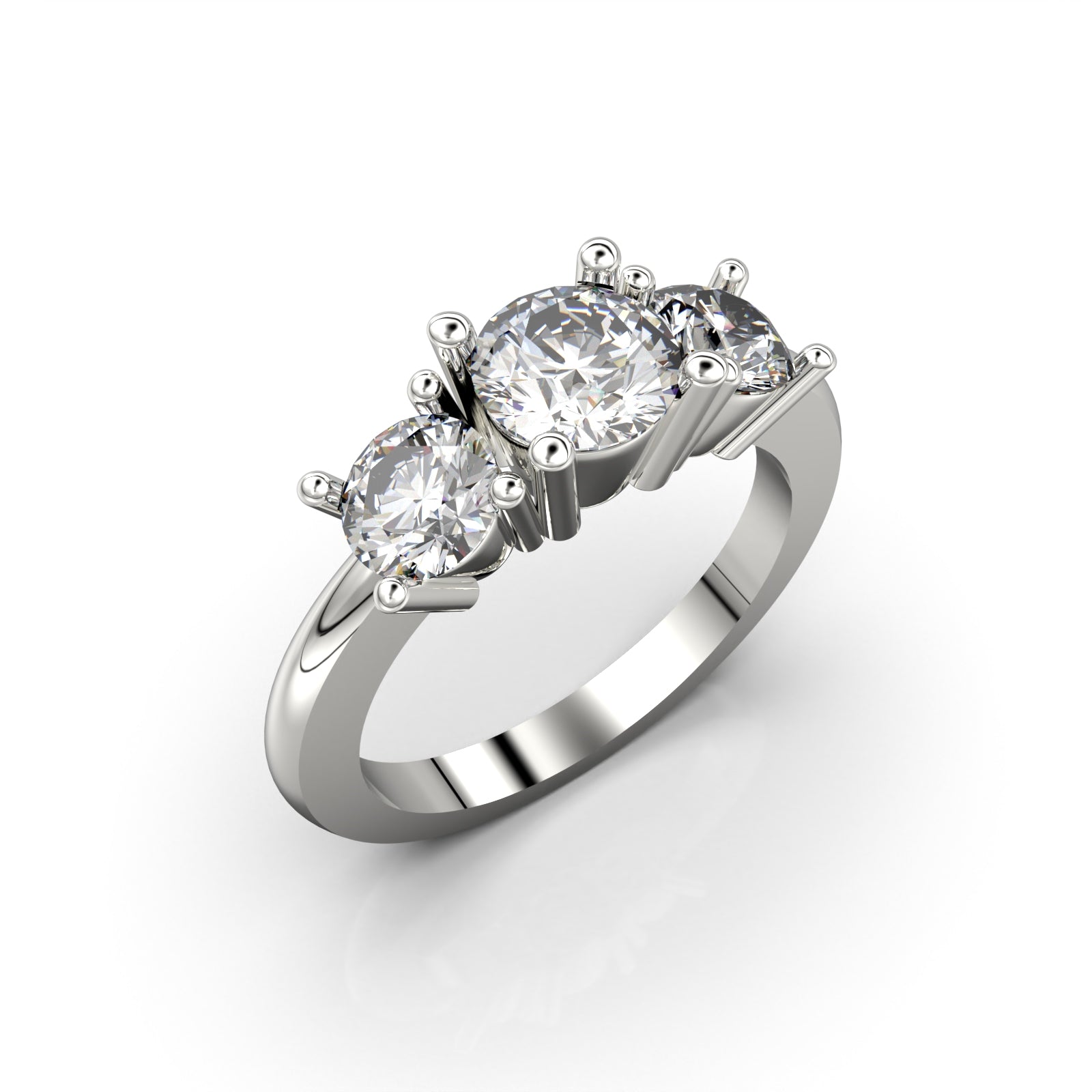 Anillo de Compromiso Mila - Plata 950 | Luya Joyería