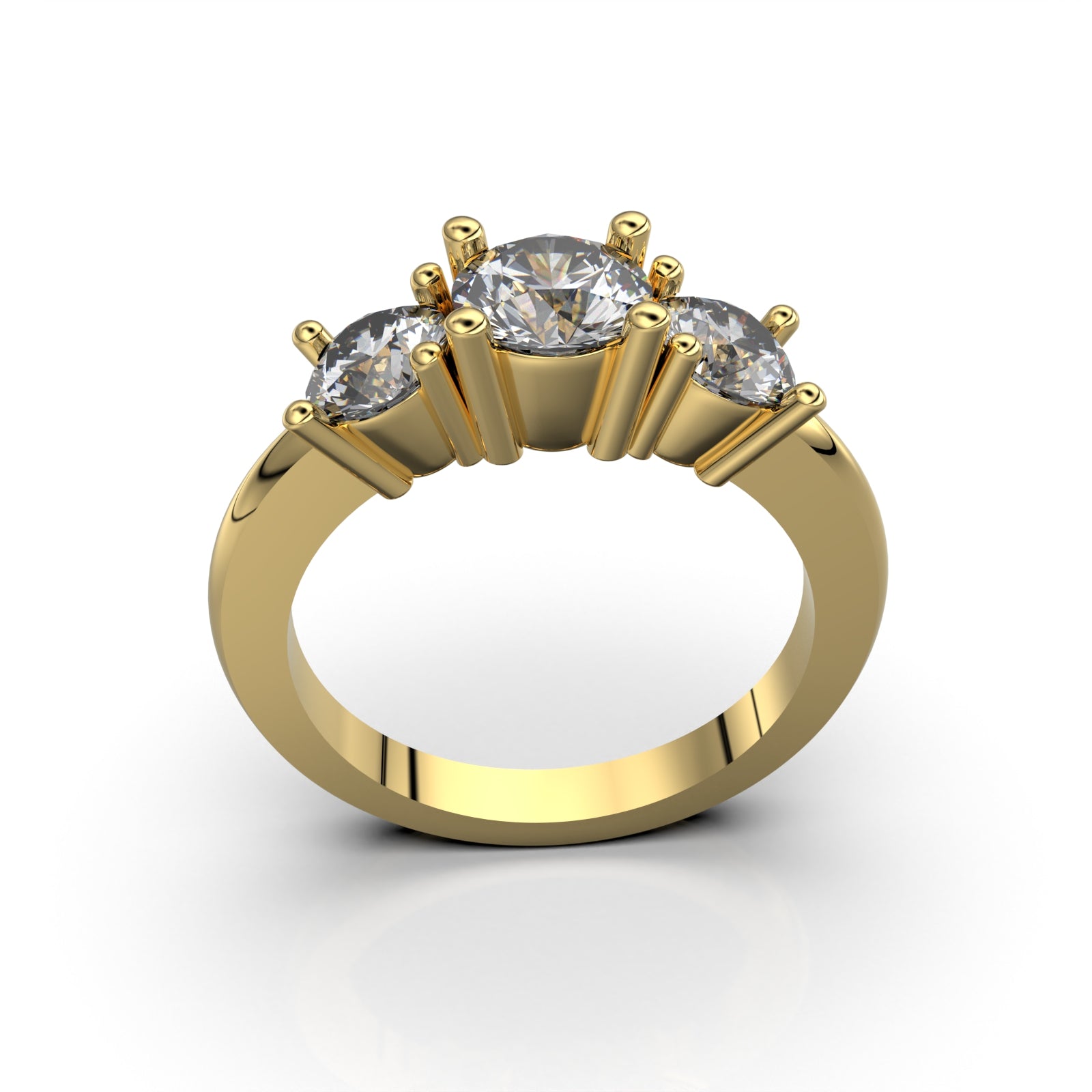 Anillo de Compromiso Mila - Plata 950 | Luya Joyería