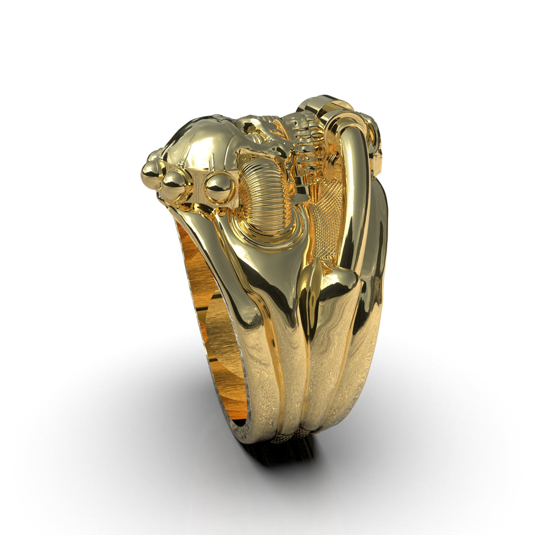 Anillo Skull Punk