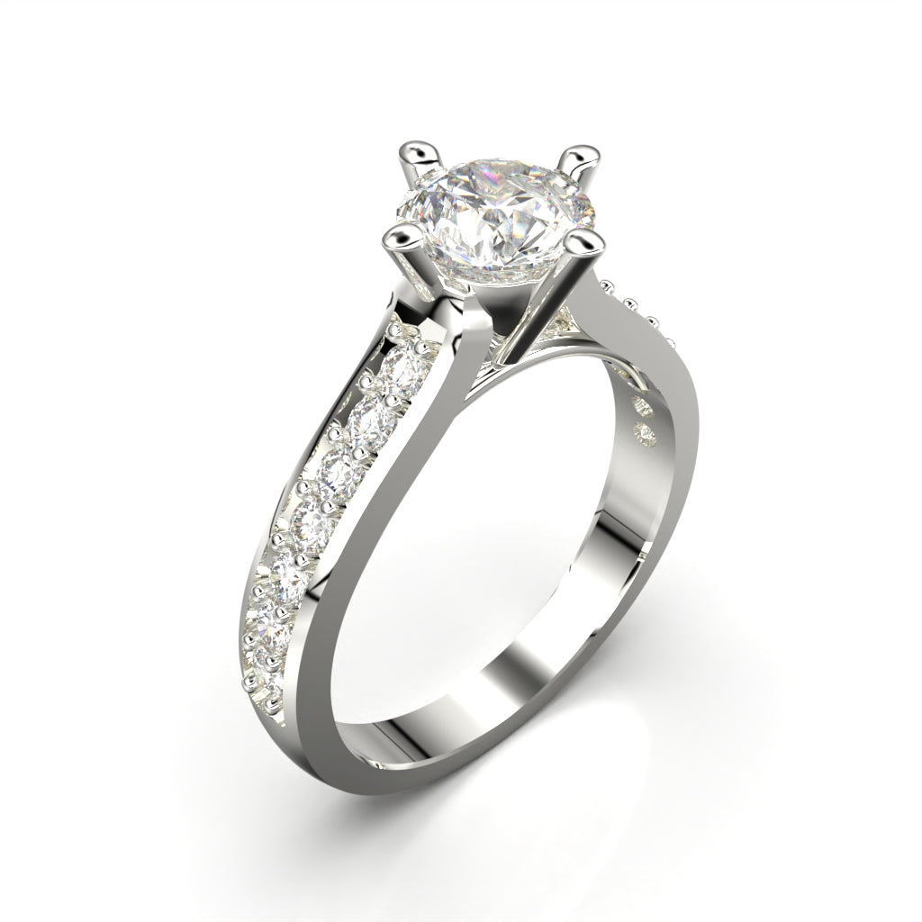 Ring with circular cut