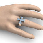 Cargue la imagen en el visor de la galería, Anillo Cross Patty
