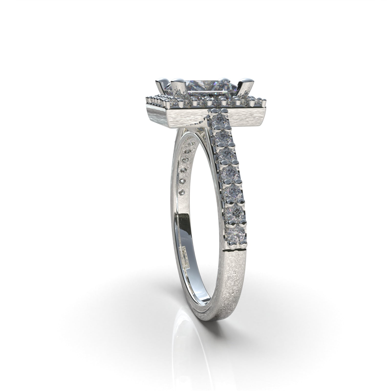 Princess cut ring