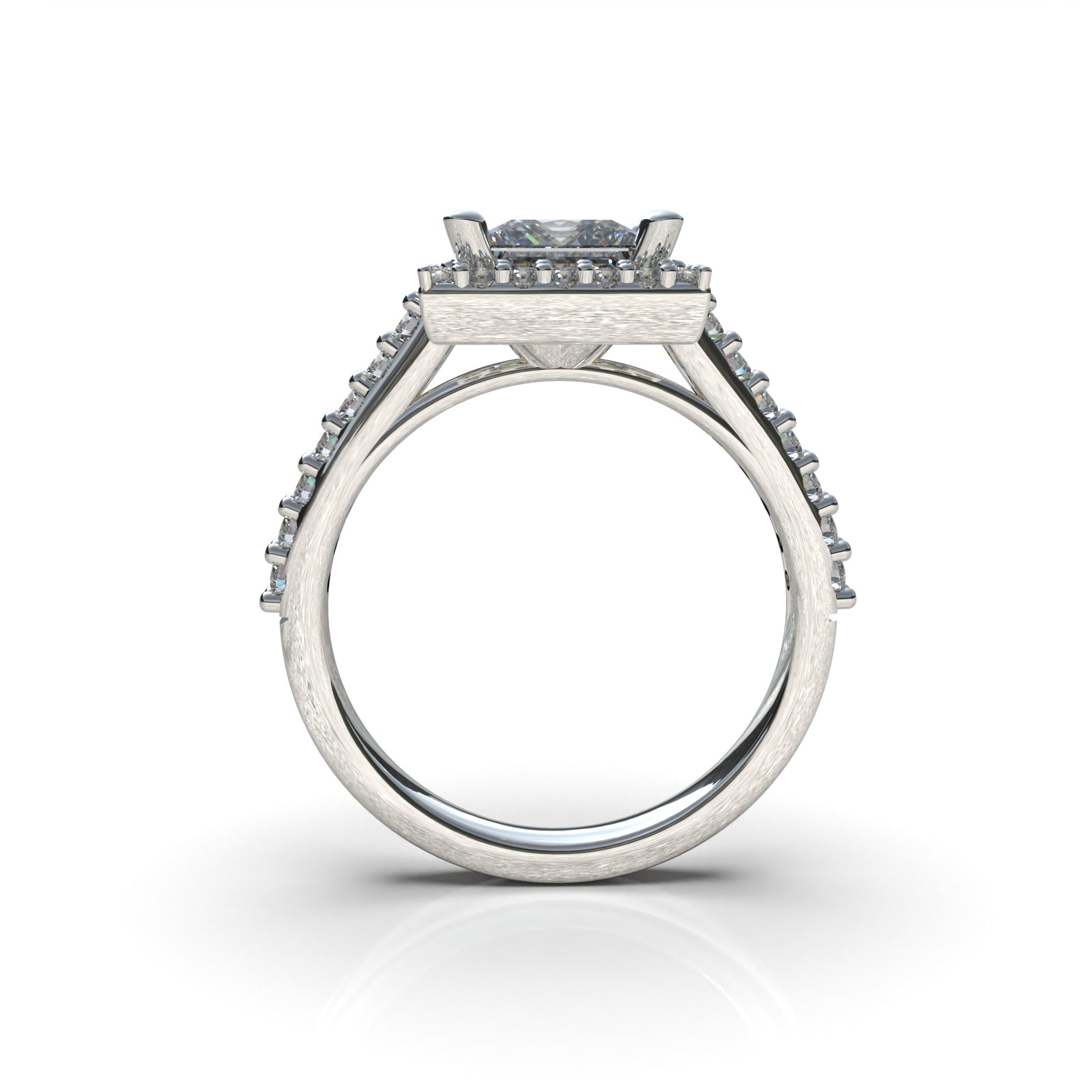 Princess cut ring