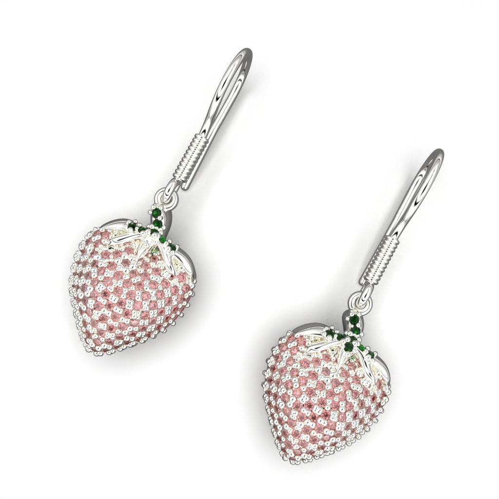 Aretes de fresa
