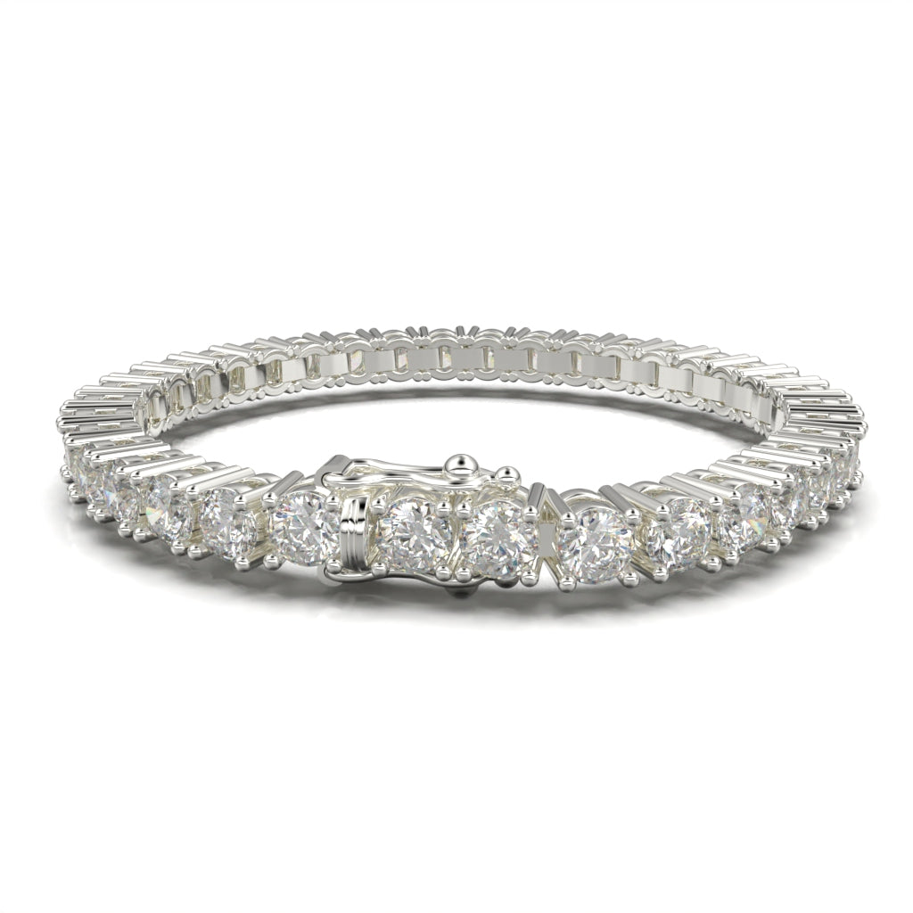 Pulsera tennis de 4 mm en plata 950