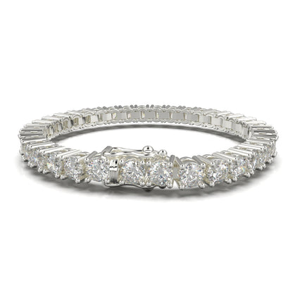 Pulsera tennis de 4 mm en plata 950