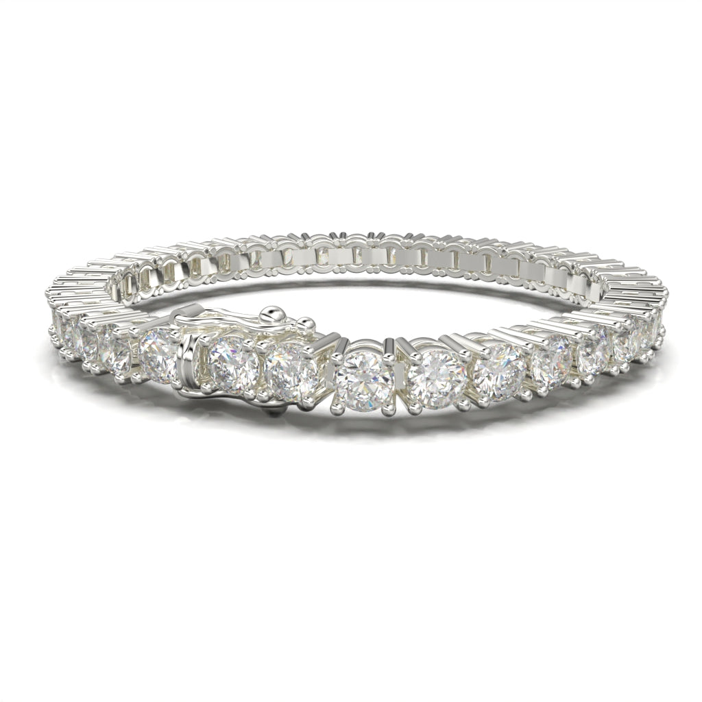 Pulsera tennis de 4 mm en plata 950