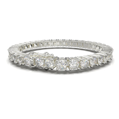 Pulsera tennis de 4 mm en plata 950