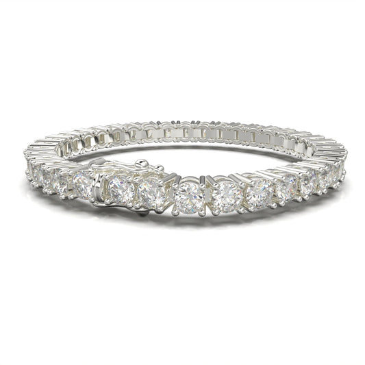 Pulsera tennis de 4 mm en plata 950