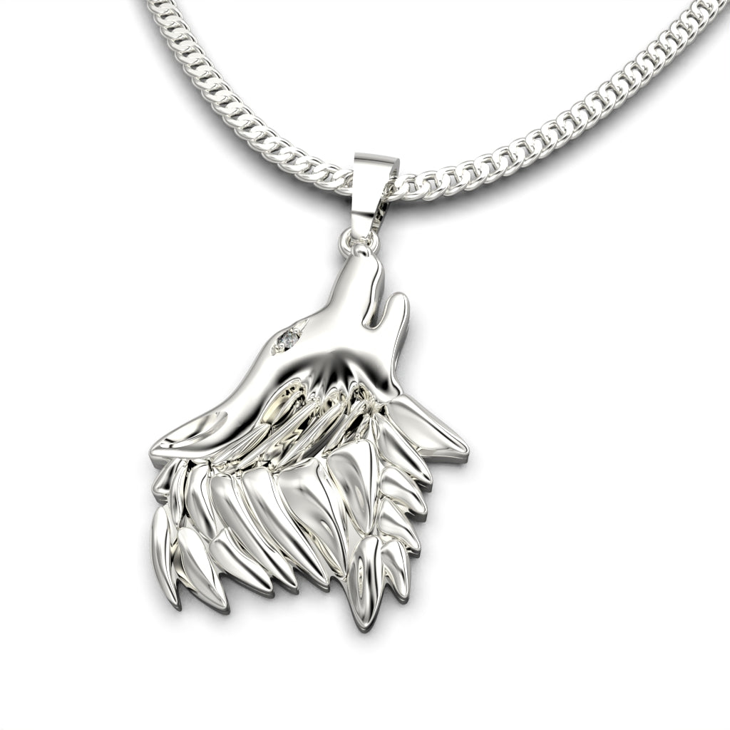Wolf collar with circular cut