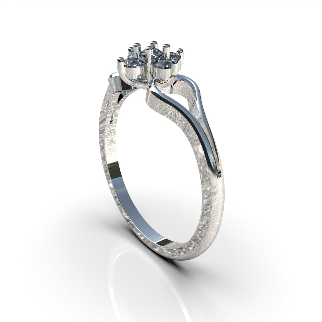 Ring 5C - 950 Silver | Luya Jewelry