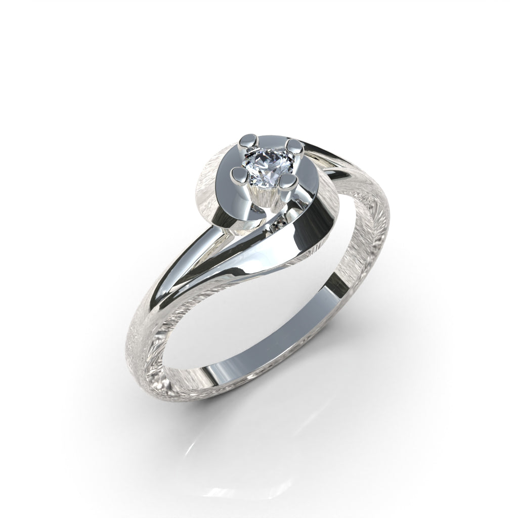 Ring C - 950 Silver | Luya Jewelry