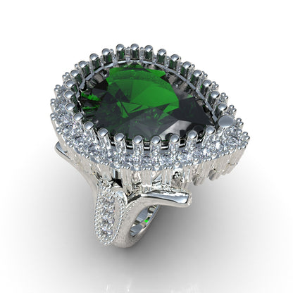 Anillo Sultana Hurrem en plata 950