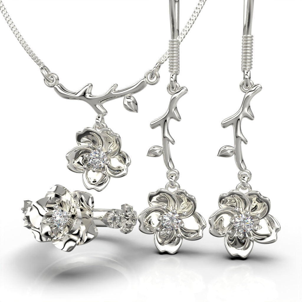 Set de joyas en plata 950 – Colección Natu