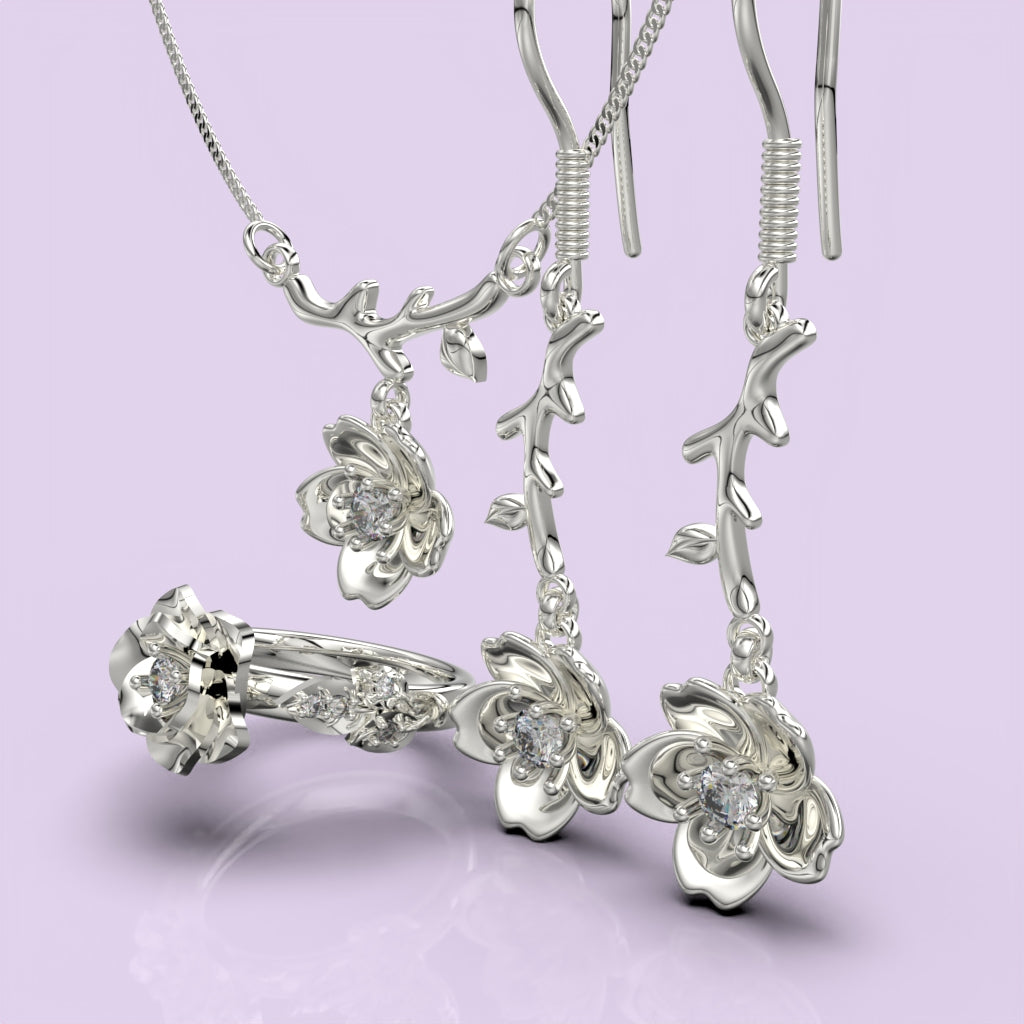 Set de joyas en plata 950 – Colección Natu