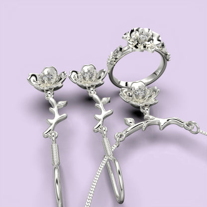 Set de joyas en plata 950 – Colección Natu
