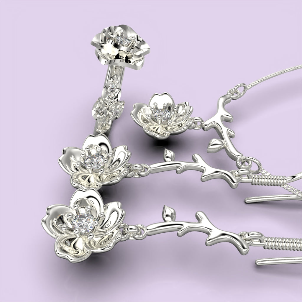 Set de joyas en plata 950 – Colección Natu
