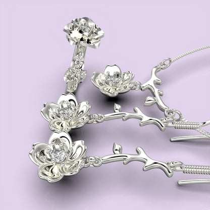 Set de joyas en plata 950 – Colección Natu