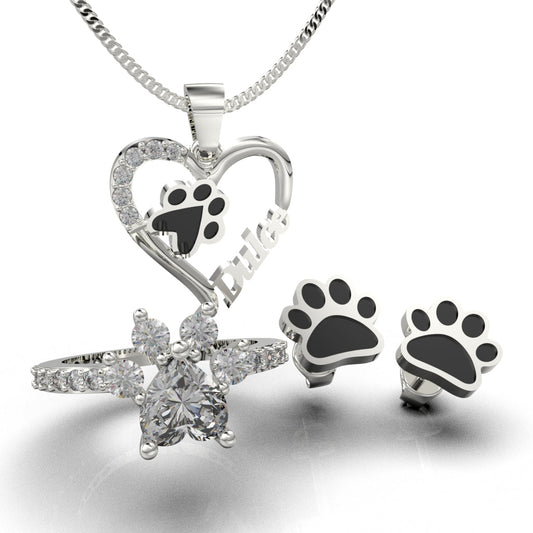 Set de joyas con nombre en plata 950 – Colección My Son
