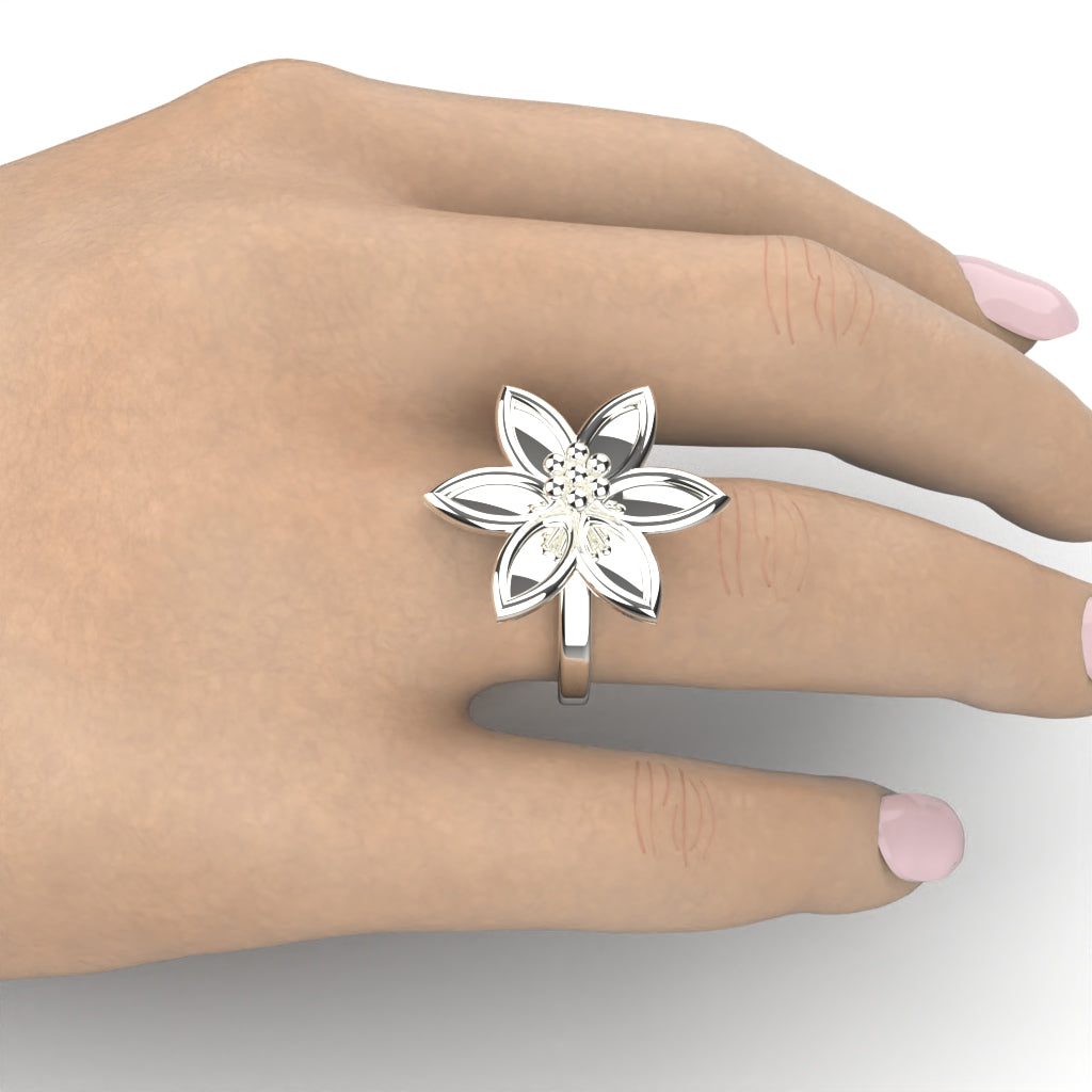 Anillo flor