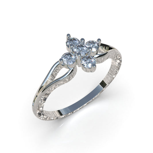Lucky Love Ring - 950 Silver | Luya Jewelry
