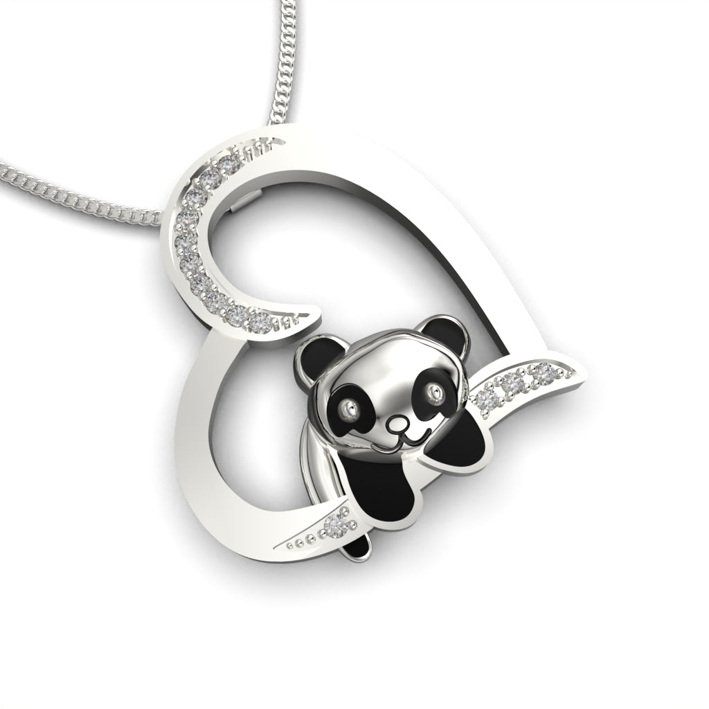 Collar de Panda con corte circular