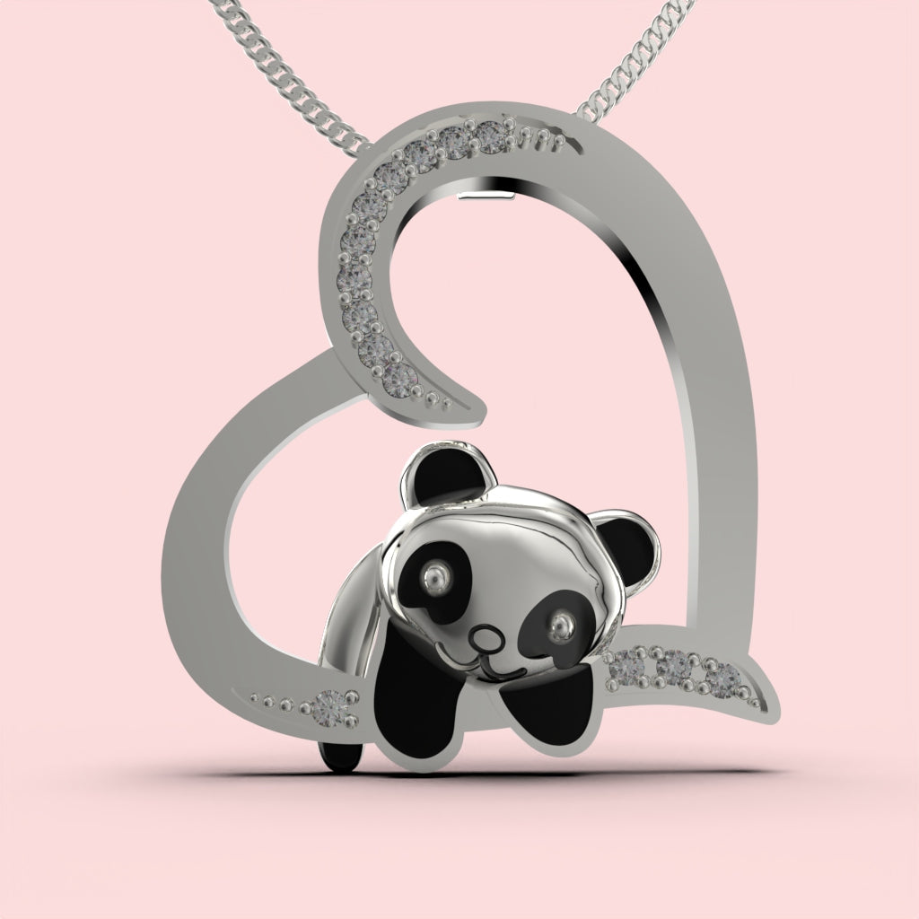 Collar de Panda con corte circular