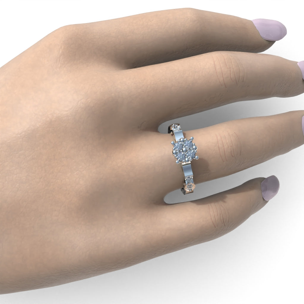 Anillo de Compromiso Alquimia - Plata 950 | Luya Joyería