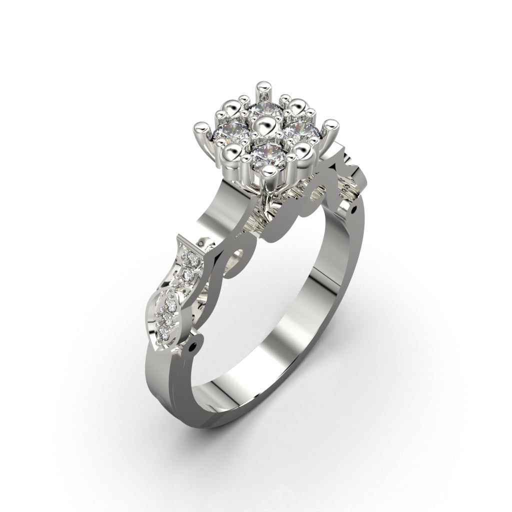 Anillo de Compromiso Alquimia - Plata 950 | Luya Joyería