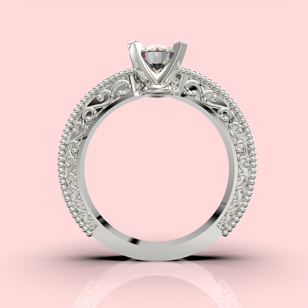 Li ring with circular cut