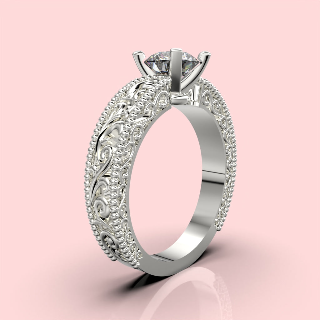 Li ring with circular cut