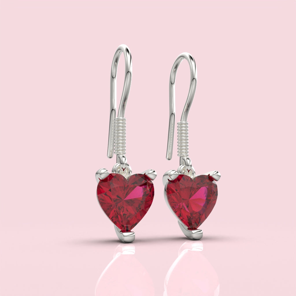 Aretes de corazón