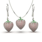 Set de joyas en plata 950 – Colección Strawberry