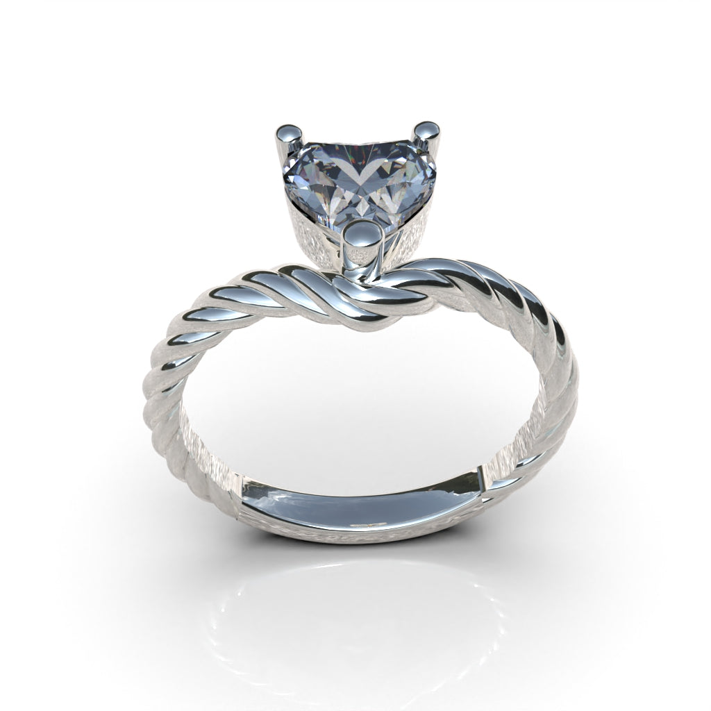 Heart Rope Ring