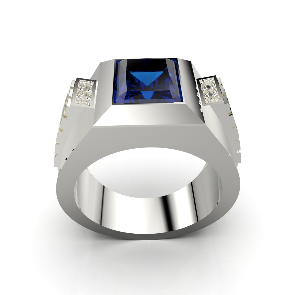 Anillo para hombre en plata 950