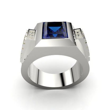 Anillo para hombre en plata 950