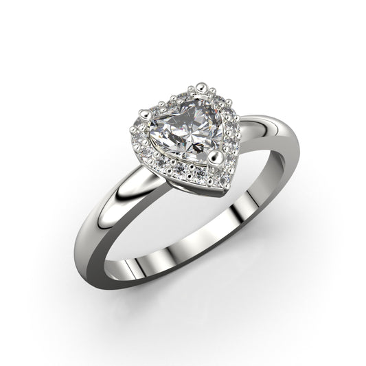 Anillo Corazón - Plata 950