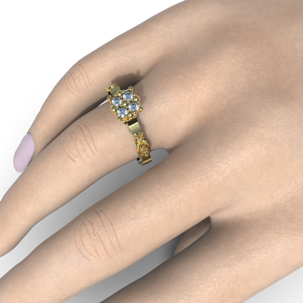 Anillo de Compromiso Alquimia - Plata 950 | Luya Joyería