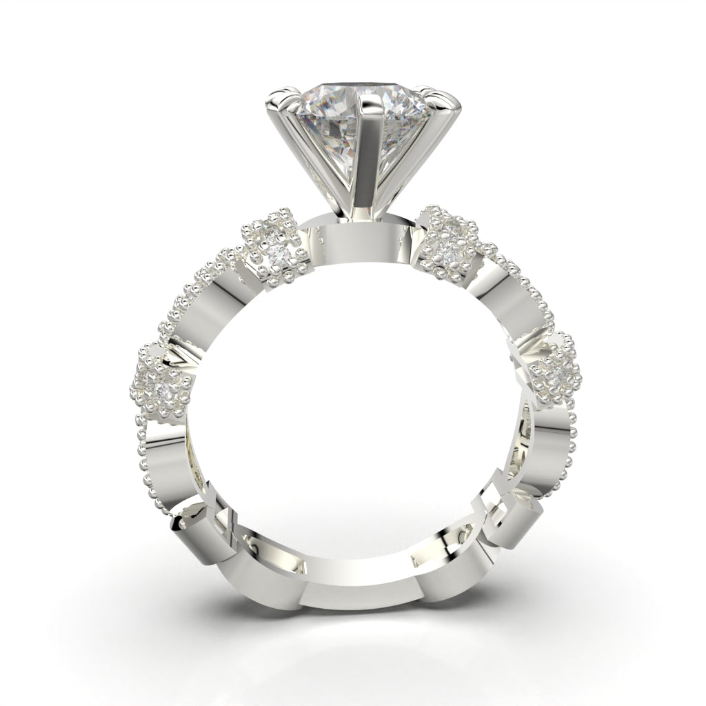 Dalo ring with circular cut