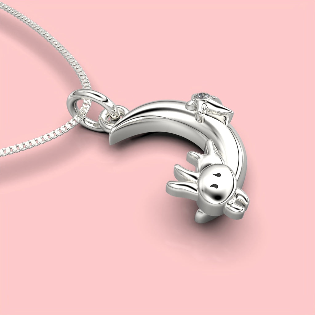 Rabbit and star necklace